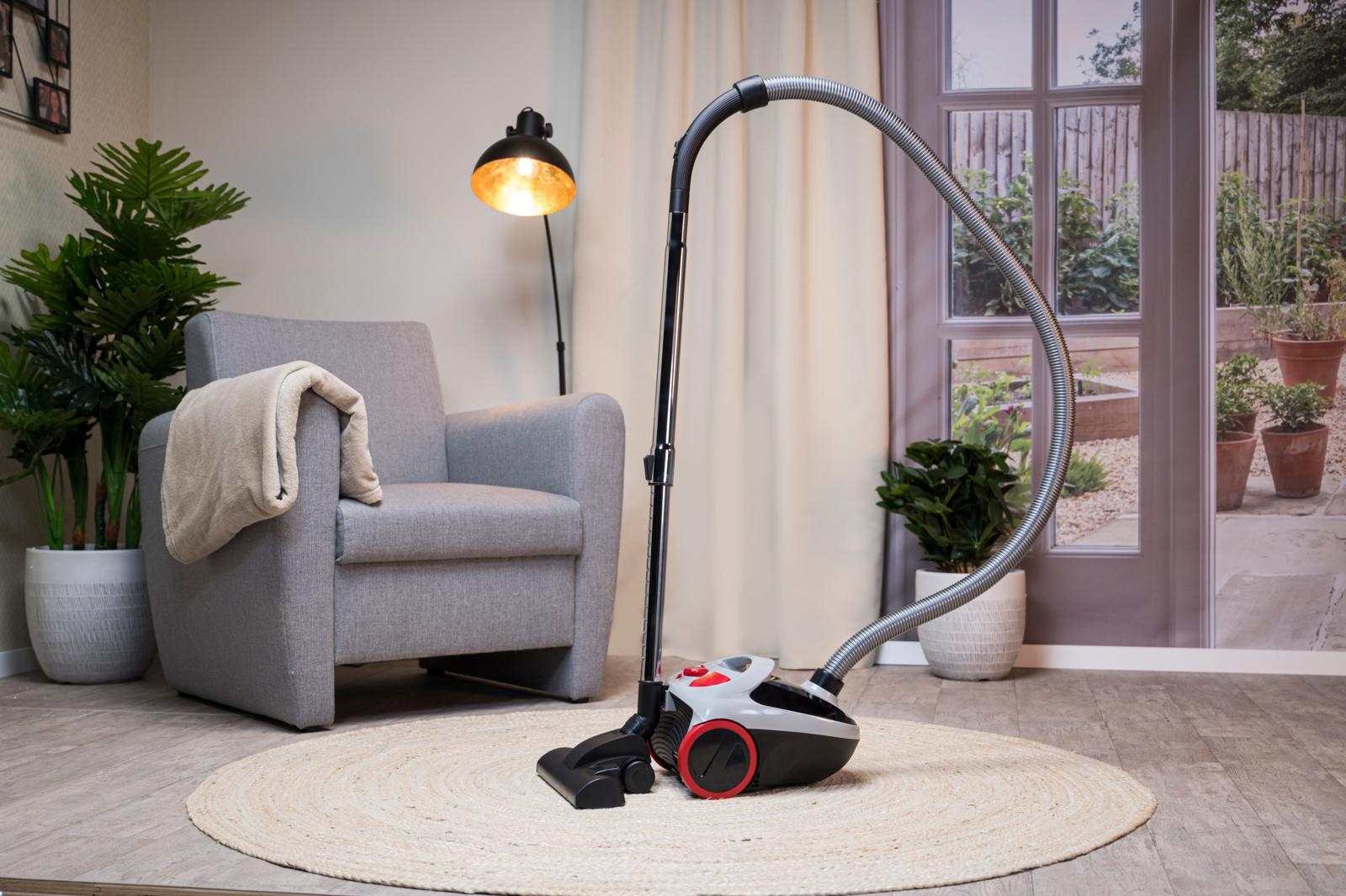 Dirt Devil Dammsugare med påse - 800W, 2L, Vit