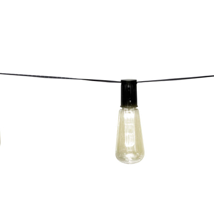 Solljuskedja med varmvitt ljus - 3,35 meter