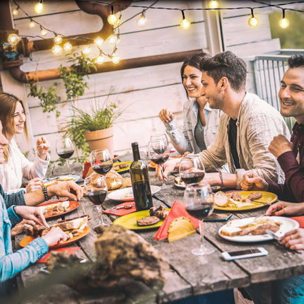 Solcellsdriven ljuskedja med 50 varmvita lampor - 6,9 meter