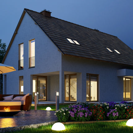 LED Solar Lampor med Varmvitt Ljus - 5 st.