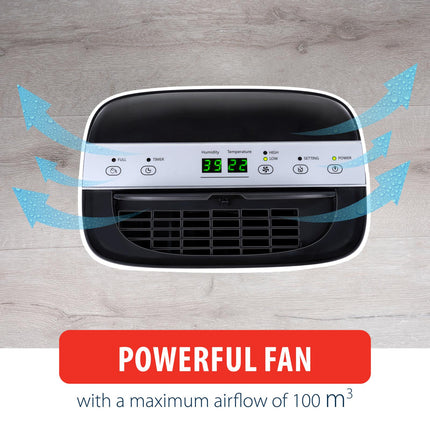 Alpina kraftigt Luftaffugter og Luftrenser  10L Per Dag