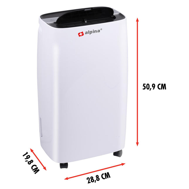 Alpina kraftigt Luftaffugter og Luftrenser  10L Per Dag