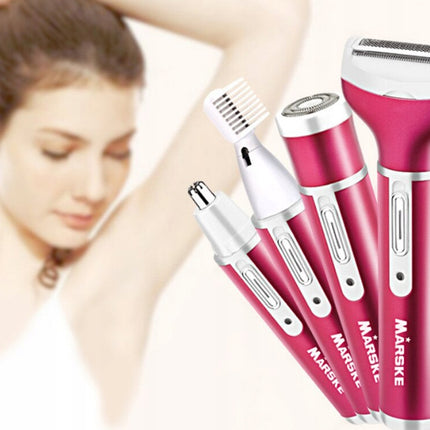 4-i-1 kroppstrimmer för kvinnor - skonsam och effektiv hårborttagning