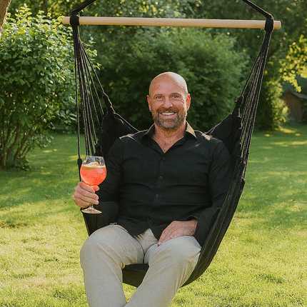 Hängstol inkl. 2 kuddar - KRAFTIG NEDSATTA