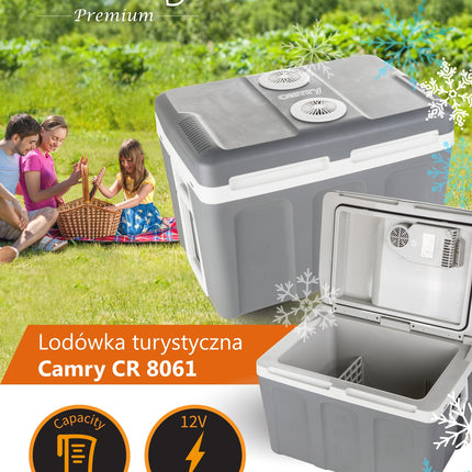 40 liters bilkylare och värmare – med hjul, dubbel kraft och elegant design