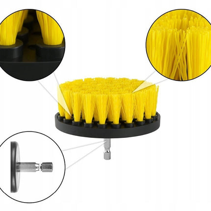 Rensebørste sæt til boremaskine