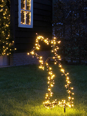 Stjerneformet Havelampe med 175 LED-lys – Perfekt til haven