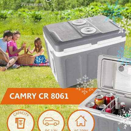 40 liters bilkylare och värmare – med hjul, dubbel kraft och elegant design