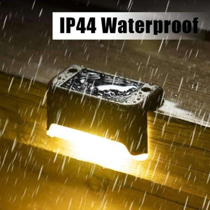 Solar-LED trapp- och staketljus - 4 st. Uppsättning