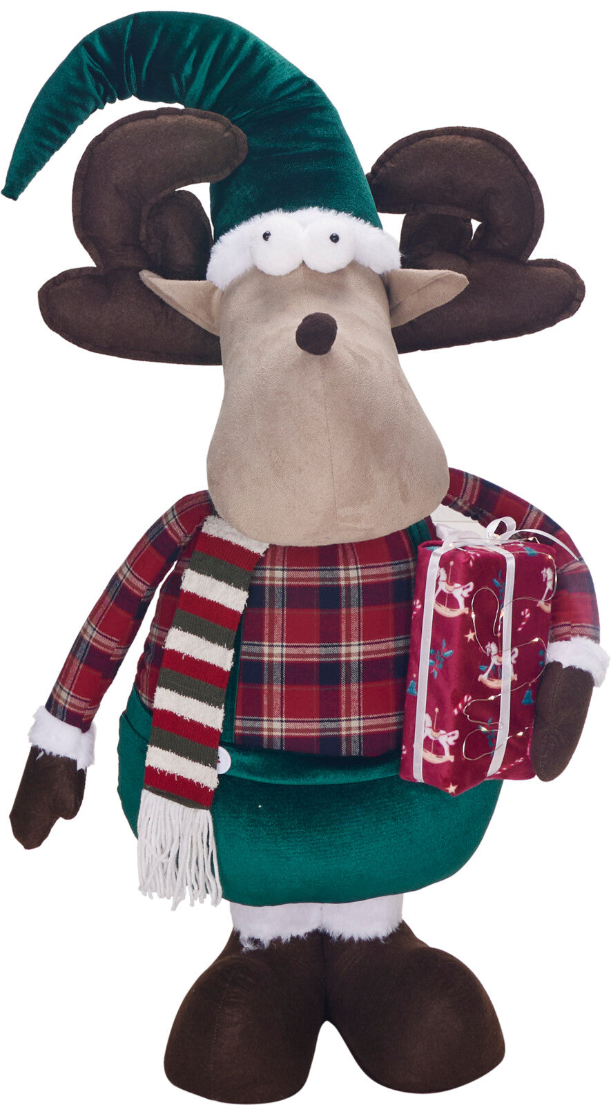 LED Rensdyr med Teleskopben – Julefigur 190 cm 2 design