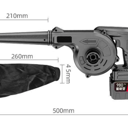 Luftblås som gör alla rengöringsuppgifter enkla.