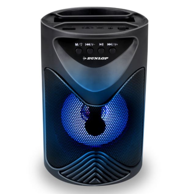 Dunlop Bluetooth mini bärbara högtalare med färgbyte