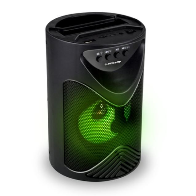 Dunlop Bluetooth mini bärbara högtalare med färgbyte