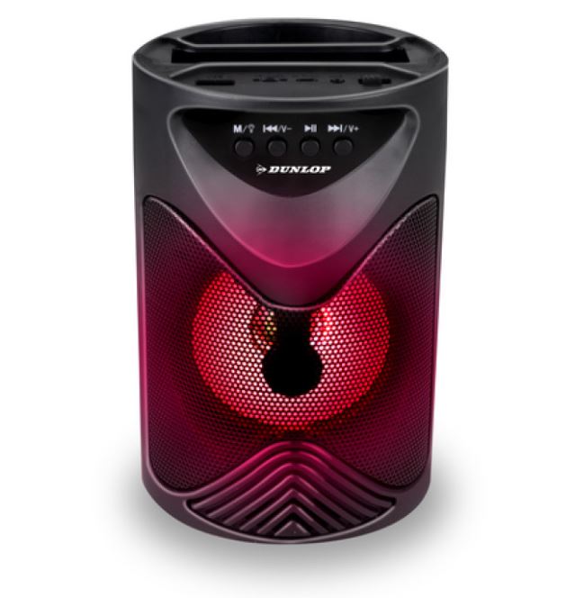 Dunlop Bluetooth mini bärbara högtalare med färgbyte