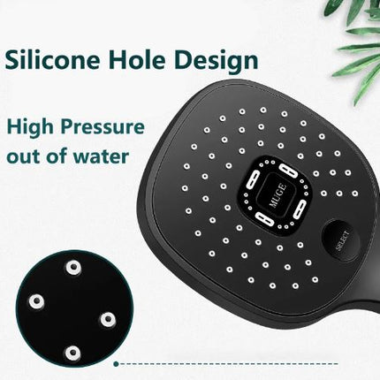 Vandbesparende brusehoved M/slange + 3 funktioner