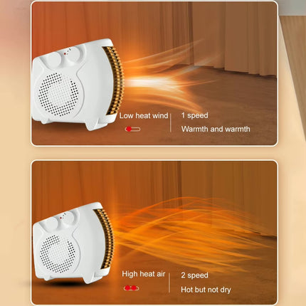 Kompakt Elektrisk Varmeblæser 220V til Indendørs Brug – Justerbar og Effektiv