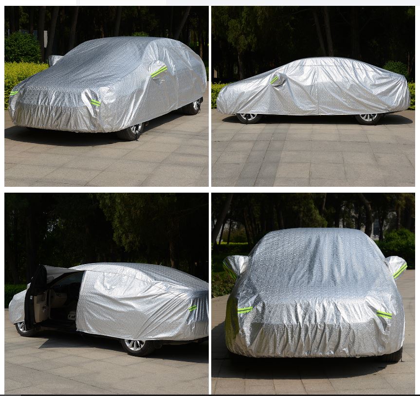 Bil presenning - overtræk med nat reflekser