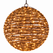 Hängande LED-ljuskula Ø35 cm med 400 varmvita ljus