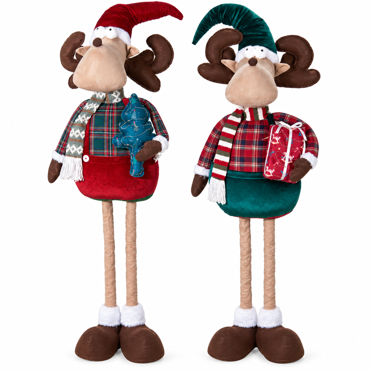 LED-ren med teleskopben – Julfigur 190 cm 2 designer