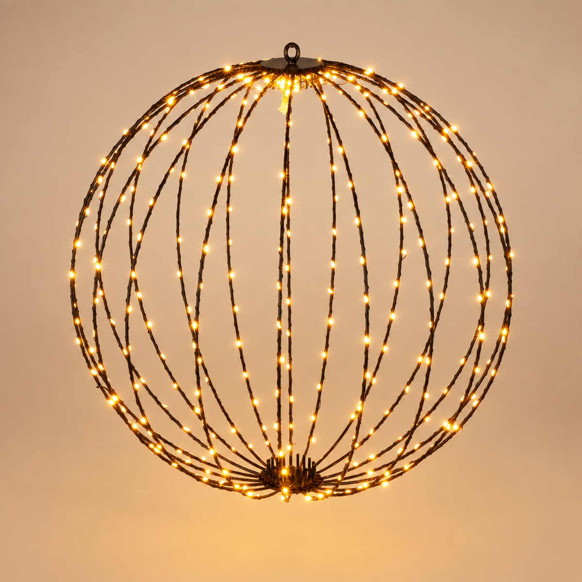 LED-ljusklot med varmvitt ljus – 40, 50 eller 60 cm med timer