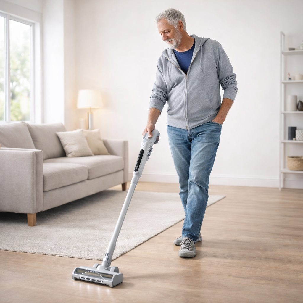 Nilfisk Move 2-i-1 Ledningsfri Støvsuger med Dockingstation – Grå