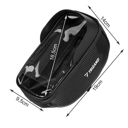 Cykelväska - Telefonförvaring med transparent material