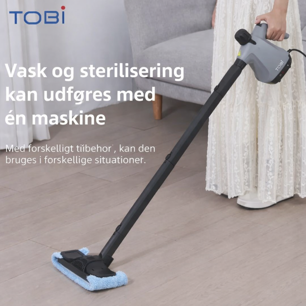 Håndholdt Damprenser – 1500W med 15 Tilbehørsdele