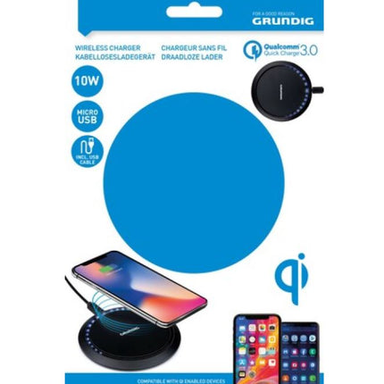 Grundig Trådløs opladning, hvid eller sort farve