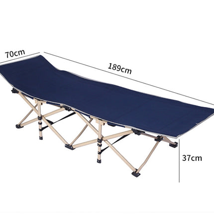 Gæsteseng/campingseng – Sammenklappelig 190x70 cm (Op til 130 kg)