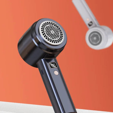 Effektiv luddborttagare med display - gör textilier som nya