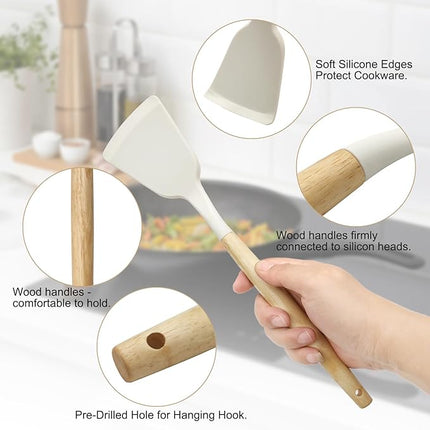 Komplet køkkensæt 12 dele - Hvid