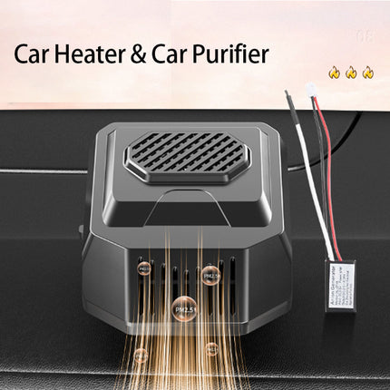 Bilvarmer & køleblæser – 360° roterbar