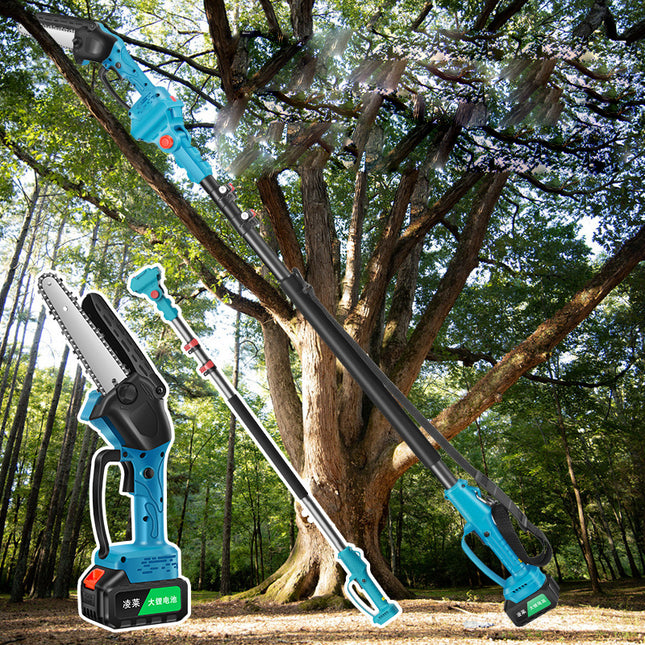 Elektrisk trädgårdssåg med teleskophandtag – 21V, 500W