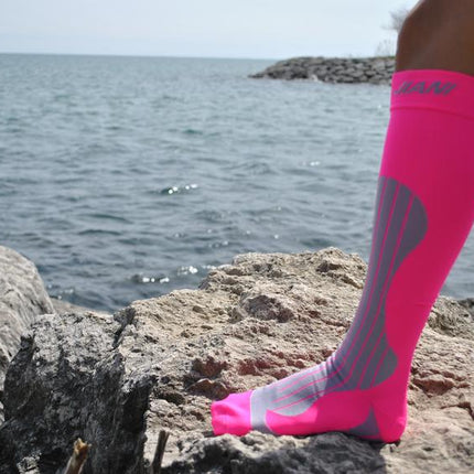 Kompressionsstrømper fra sportsmærket Jiani - Knæstrømpe Herre