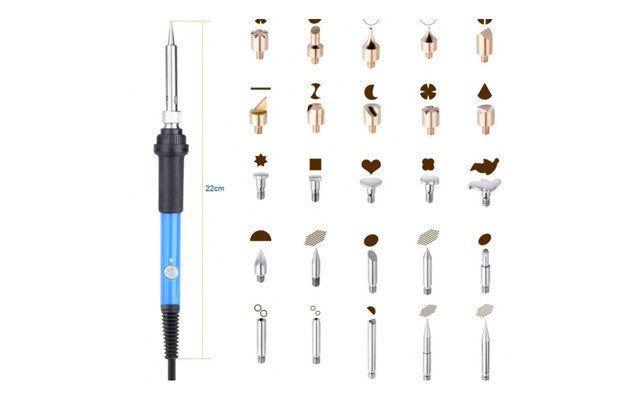 Pyrografi brännare set