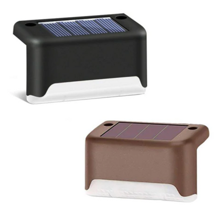 Solar-LED trapp- och staketljus - 4 st. Uppsättning