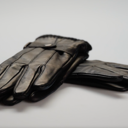 Luksuriøse Herre Læderhandsker 100% Ægte Læder – Elegant Varme til Dine Hænder!