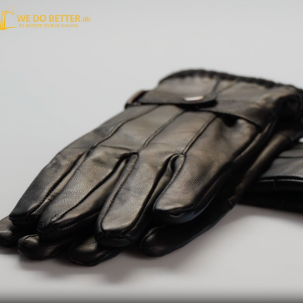 Luksuriøse Herre Læderhandsker 100% Ægte Læder – Elegant Varme til Dine Hænder!