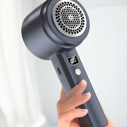 Effektiv luddborttagare med display - gör textilier som nya