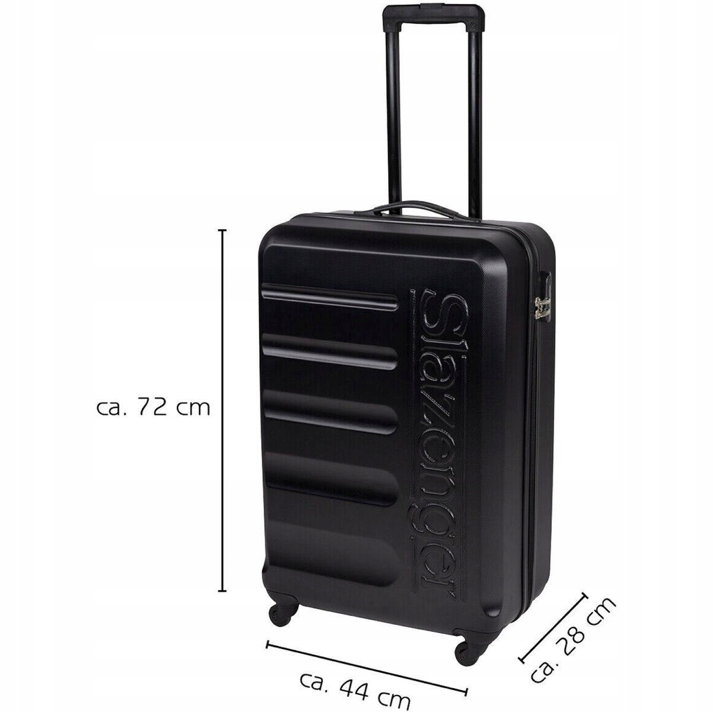 3-i-1 Kuffertsæt – Small/Medium/Large i Sort, Robust og Letvægt