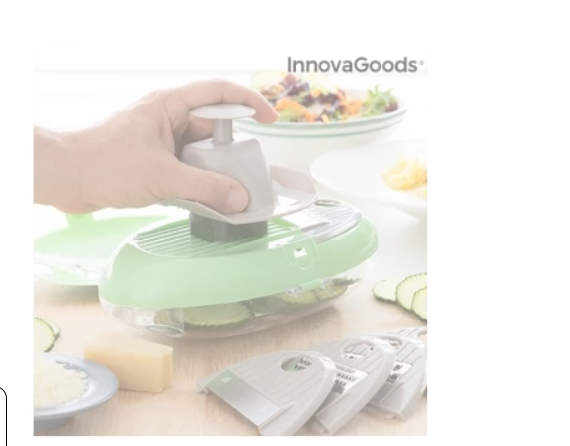 Mandolinjern til Grøntsager – Innovagoods Multifunktionel Grøntsagsskærer