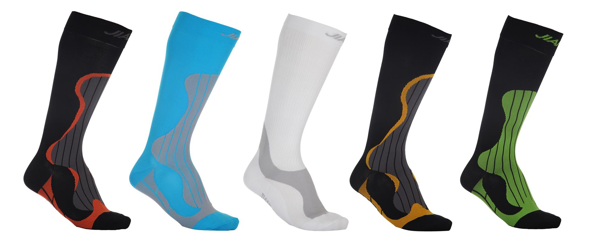 Kompressionsstrømper fra sportsmærket Jiani - Knæstrømpe Herre