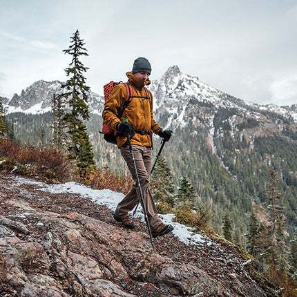 Teleskopiska gåstavar 2 st med ergonomiskt handtag