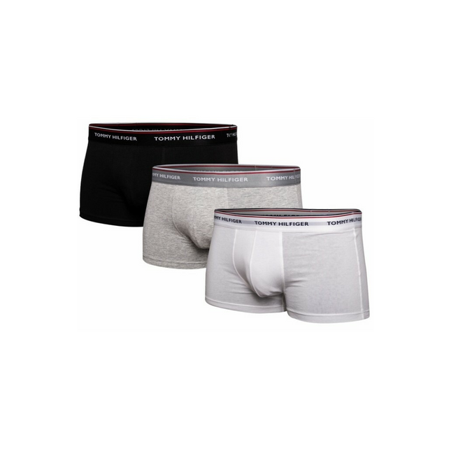 Tommy Hilfiger 3-pack boxershorts - svart/grå/vit