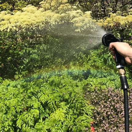Utdragbar kvalitets trädgårdsslang med vägghållare, 3 längder