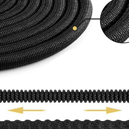 Utdragbar kvalitets trädgårdsslang med vägghållare, 3 längder