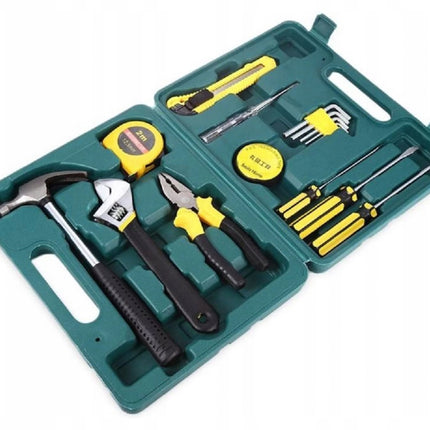 16-dels Værktøjssæt i Praktisk Kuffert - Til Hjemmet og Værkstedet