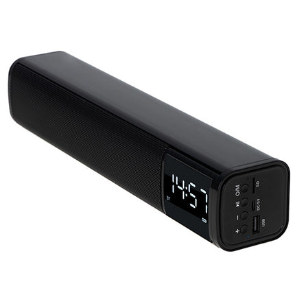 Multifunktionel Bluetooth Soundbar med Ur og Alarm