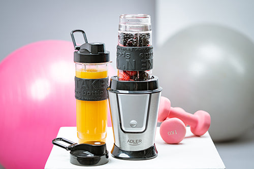 Blender med 2 sportsflasker