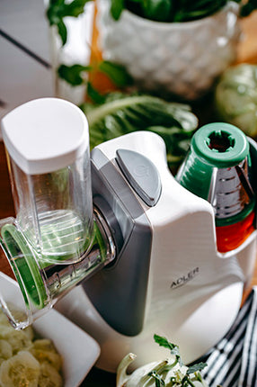 Elektrisk Grøntsagsskærer med 5 Funktioner – Spar Tid i Køkkenet